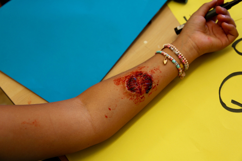 Fausse blessure - Effets spéciaux cinéma